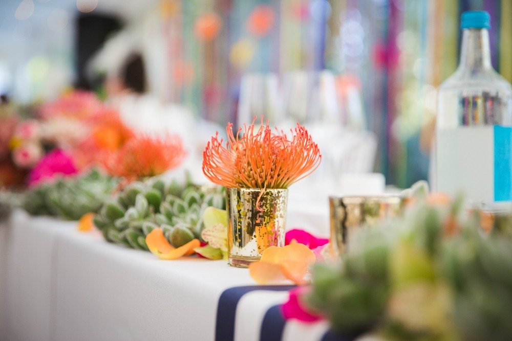 Nicky & Tom, Funky Colourful Marquee Reception | Dream Occasions